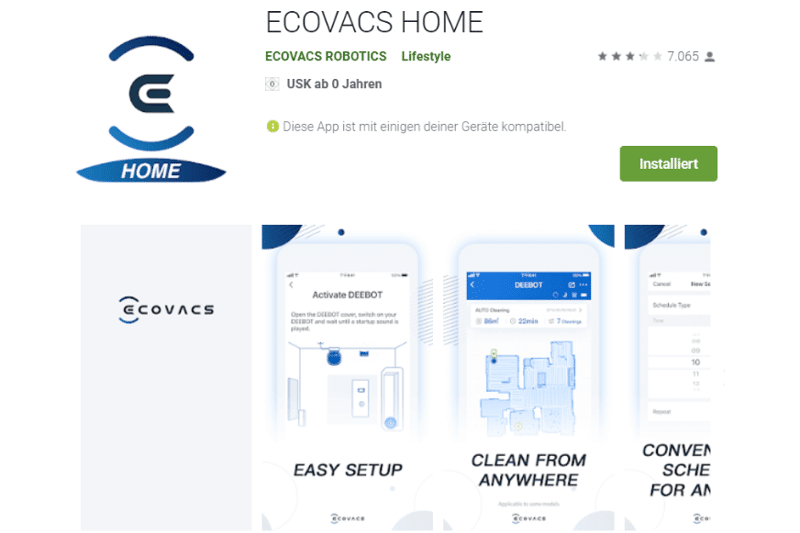 Приложение Ecovacs Home в App Store